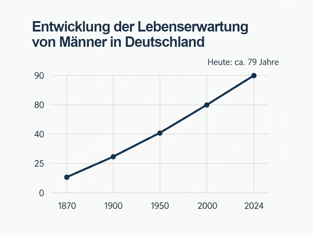 Skala Lebenserwartung Männer Deutschland